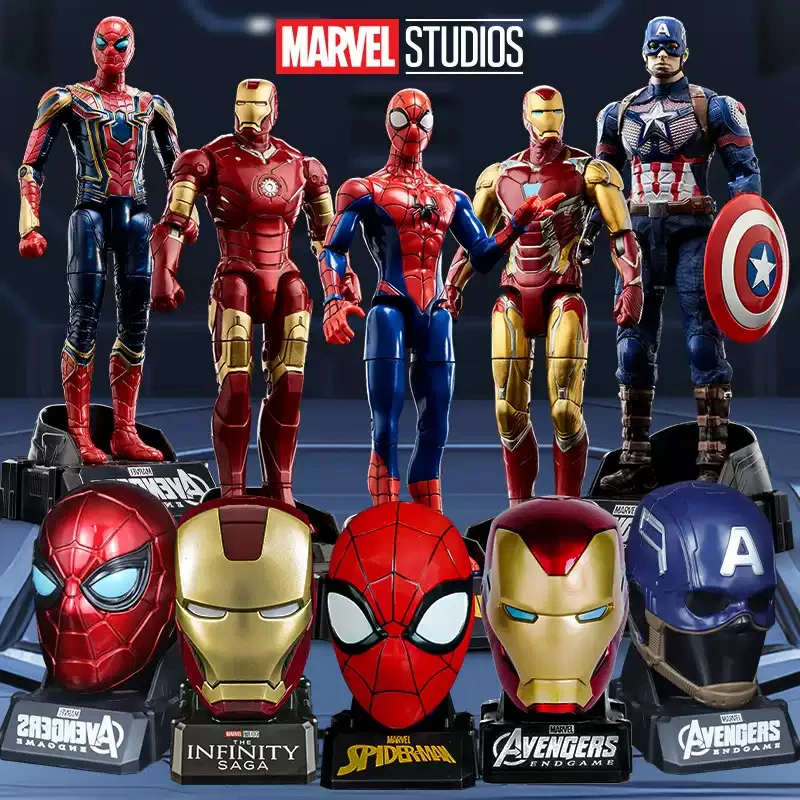 Figuras de acción de Marvel Legends Series, Iron Man, Spider-Man, Capitán América, Ant-Man, War Machine, deformables, juguetes para niños