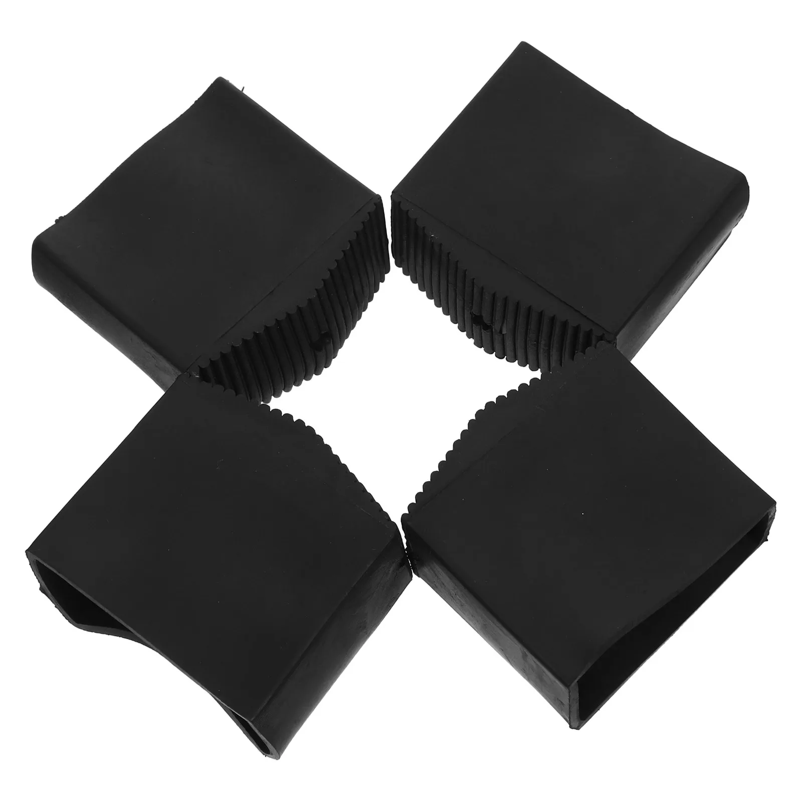 

4pcs Covers Non Slip Rubber Extension Foot Protectors Floor Stabilizer Boots Replacement Parts For Home Construction Durable