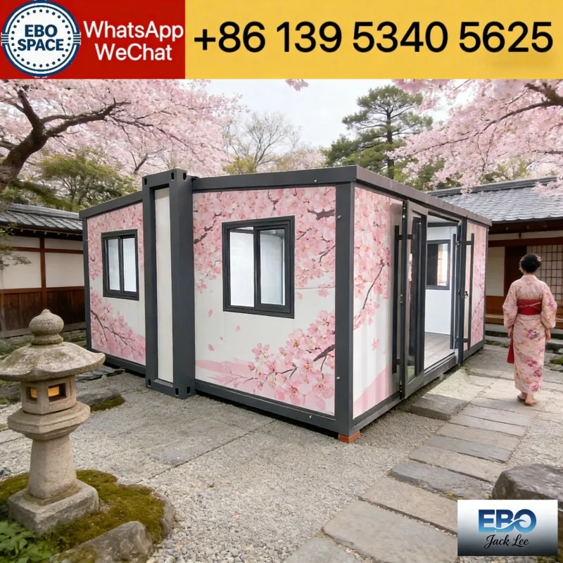China Made Foldable Expandable House 20ft 30ft 40ft Tiny Cabin Modular Prefab Fast Assembly CE Certified
