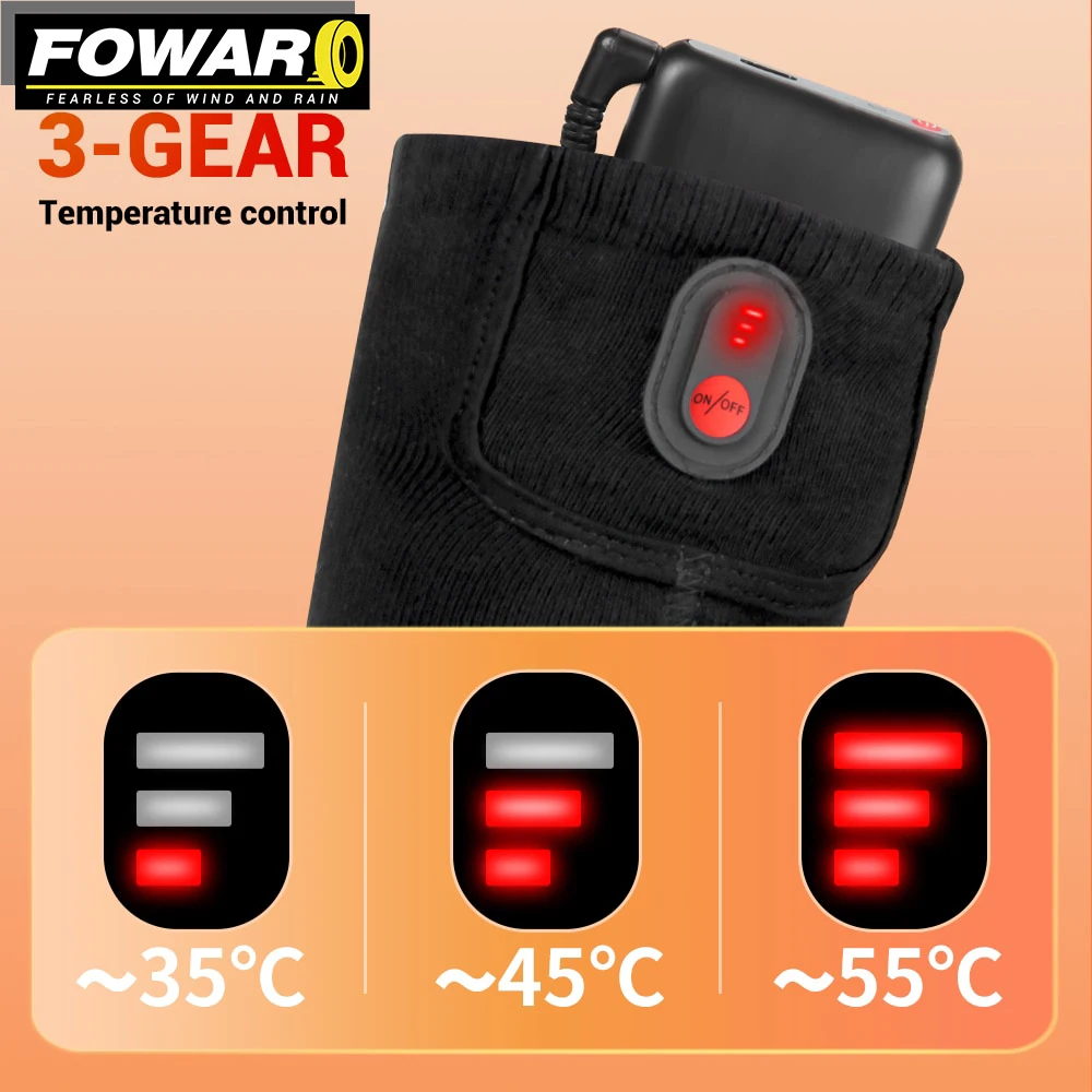 Heated Socks Remote Control Electric Heating Rechargeable Battery Winter Thermal Sock Men Women Outdoor For Motorcycle