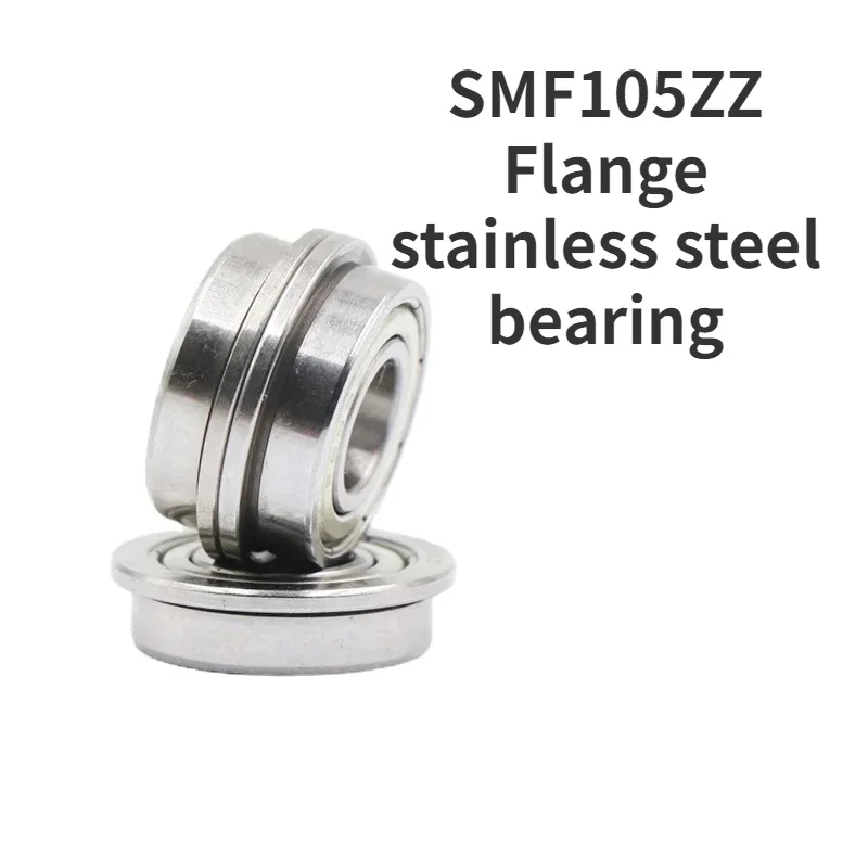 Supply stainless steel   SMF105ZZ miniature   stainless steel flange high-quality inner diameter 5mm flange bearing