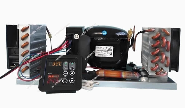 

BD35A Mini Air-Cooled Integrated Unit Assembly 12V24V48V Start-Up Refrigeration Micro Air Conditioning Unit