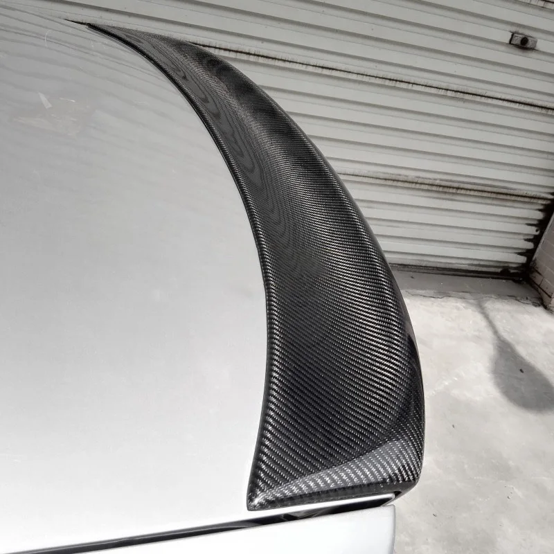 E46 Spoiler for BMW 3 Series Real Carbon Fiber 1998 To 2006 Coupe Sedan Rear Ducktail Wing Saloon Trunk Accessories