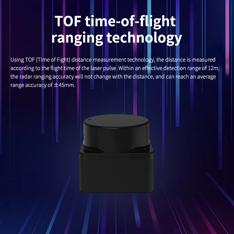 Outdoor DTOF radar sensor ranging 12M 360 degree scanning LDROBOT STL-06N LIDAR replaces LD06 Support ROS1 and ROS2