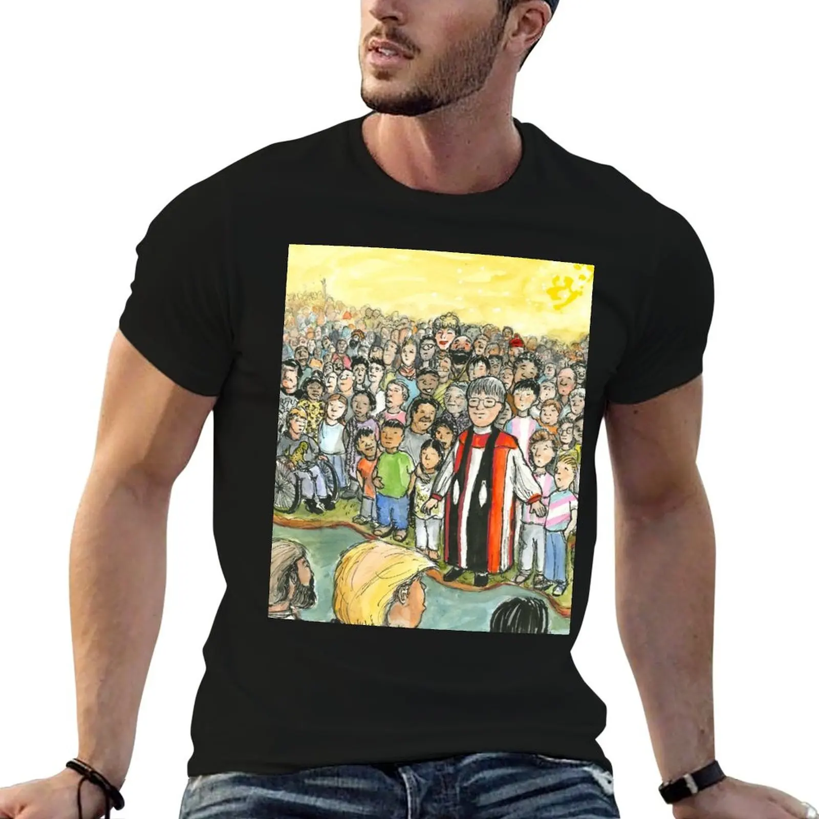 T-shirt The Gulf of Empathy pour homme, t-shirts de marque de luxe de haute qualité, t-shirts amusants pour homme, pack de t-shirts blancs