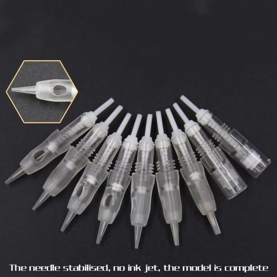 

10PCS A7 Cass Embroidery Machine Needle Head, eyebrow, lip, eyeliner, full thread removal, one piece needle