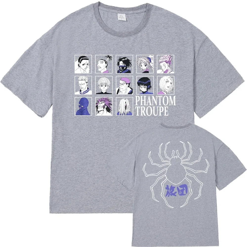 Hunter T Shirt Phantom Troupe Clothes Hisoka Chrollo Tops T Shirt Plus Size Cotton T Shirt Women  Graphic T Shirts  gothic