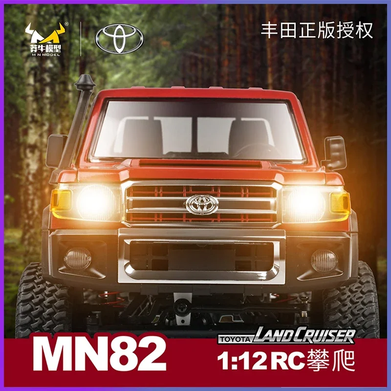 Mang Niu MN82 Four-drive Remote Control Off-road Vehicle 1:12 Toyota Land Patrol Pickup  Climbing Model Toy Boy Gift