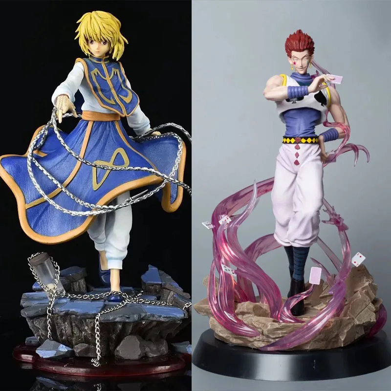 32-33cm Hisoka HUNTER X HUNTER Anime Figure GK Kurapika 1/6 PVC Action Figure Resonance Series Adult Collection Model Doll Toys