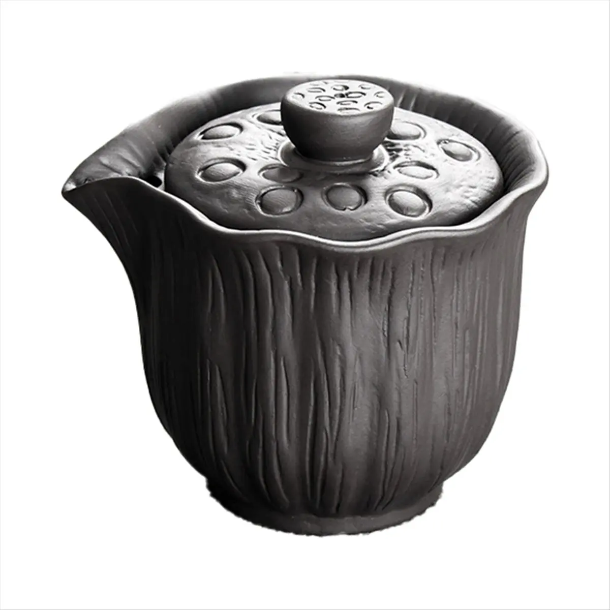 【POPULAR PICK】200ml Authentic Clay Teapot Anti-Hot Portable Tea Set Handmade Filter Beauty Tea Infuser Black