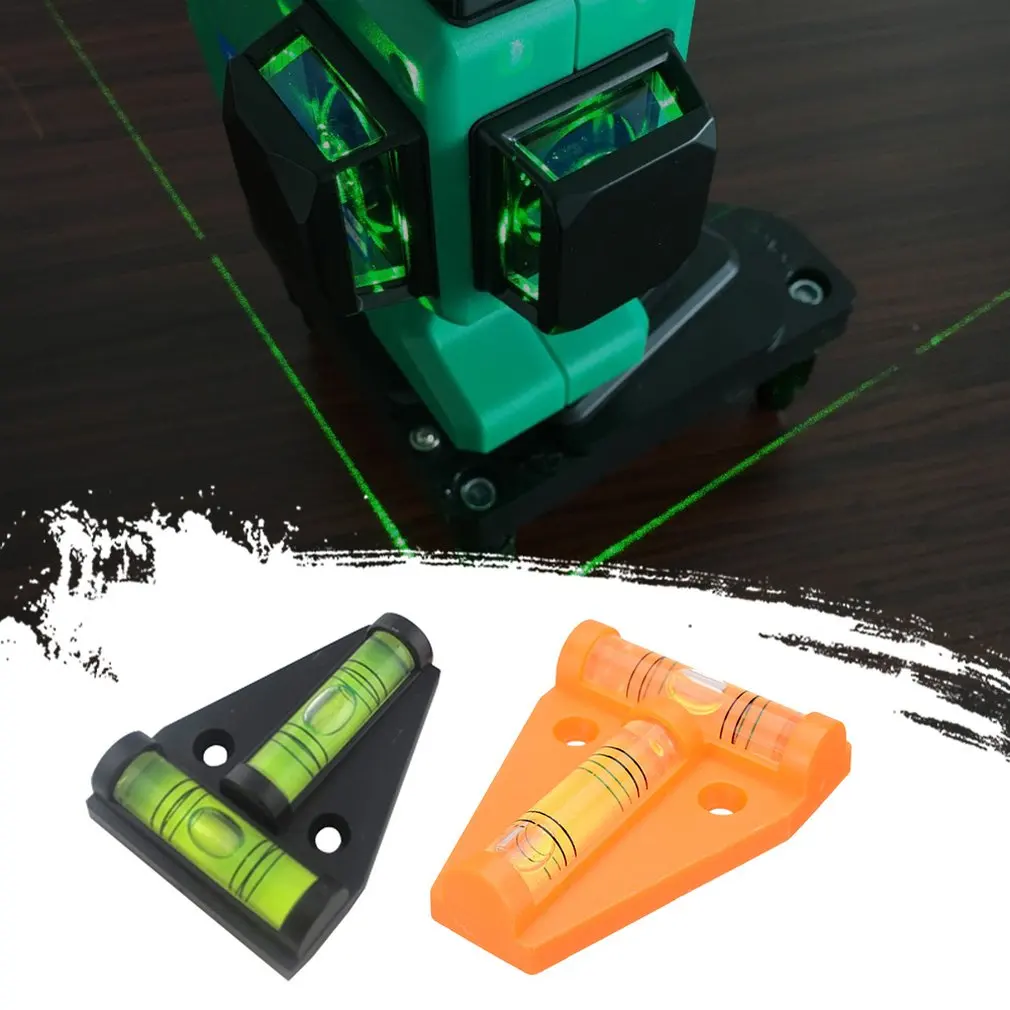 Poratable T Shape Spirit Level Bubble Working Fixing T Type Level Measure Bubble Tool Mini Plastic Measurement Tool