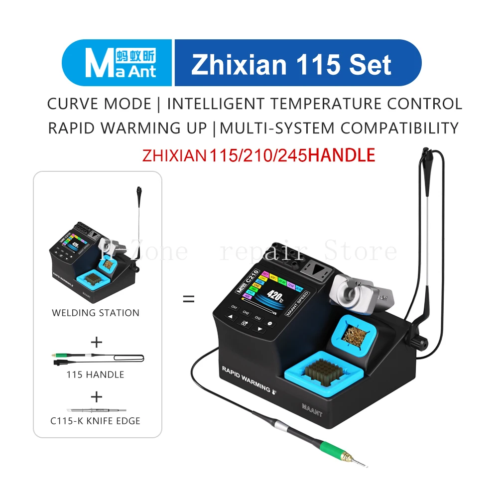 Tools VTSSC40N Soldeerstation met LCD 48W 150-450C KERAMISCH - Pijp