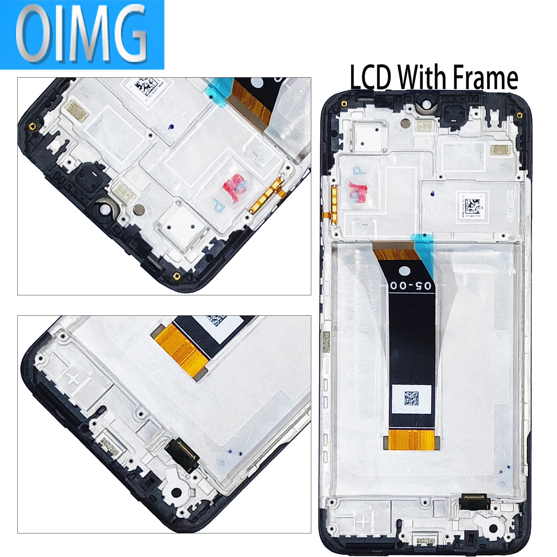 For Xiaomi Redmi Note 11E LCD Display With Frame Screen Touch 22041219C Panel Replacement Parts