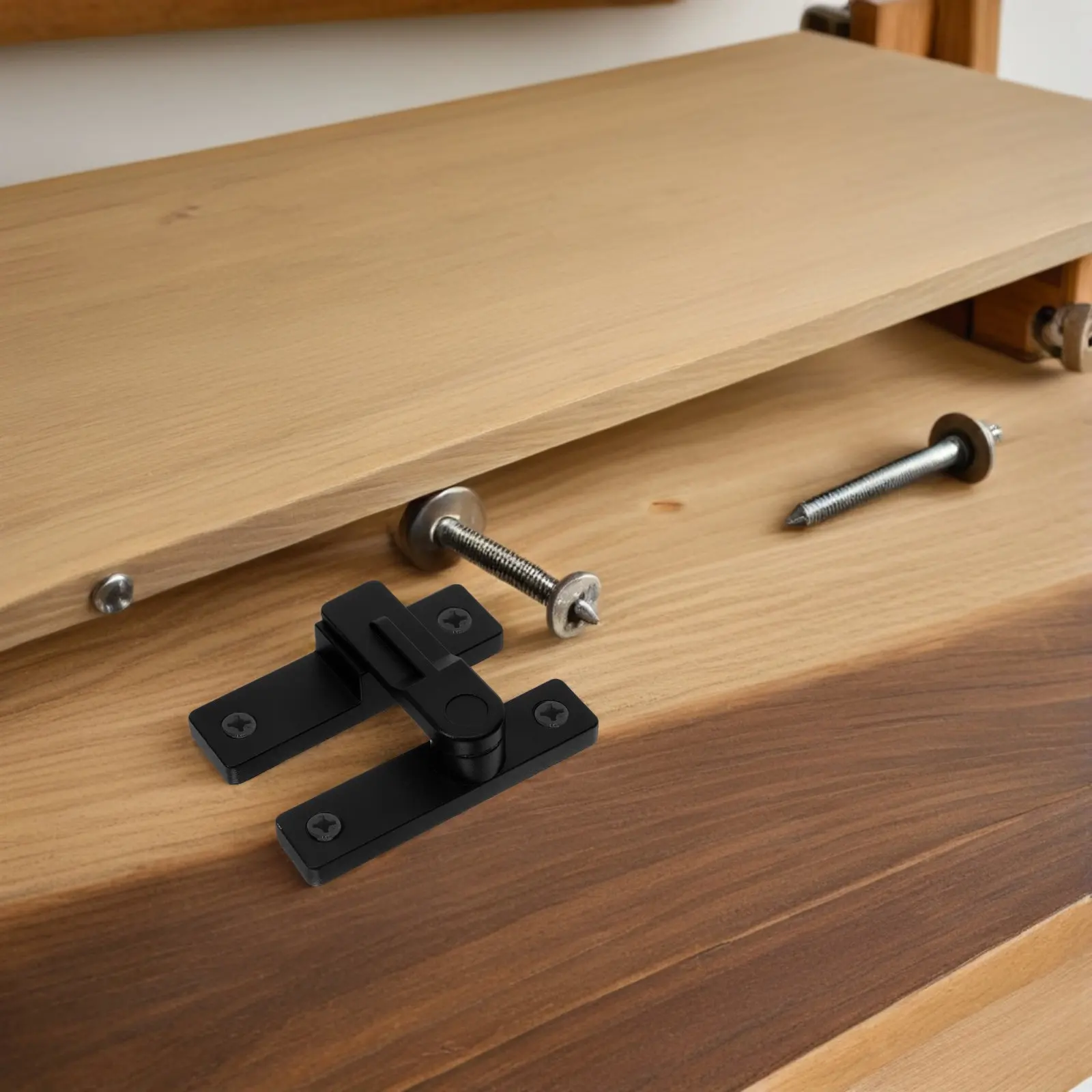 

Замок-защелка из цинкового сплава с поворотом на 180 градусов для раздвижных дверей, усиленный, для спален, шкафов, сараев, обеспечения безопасности