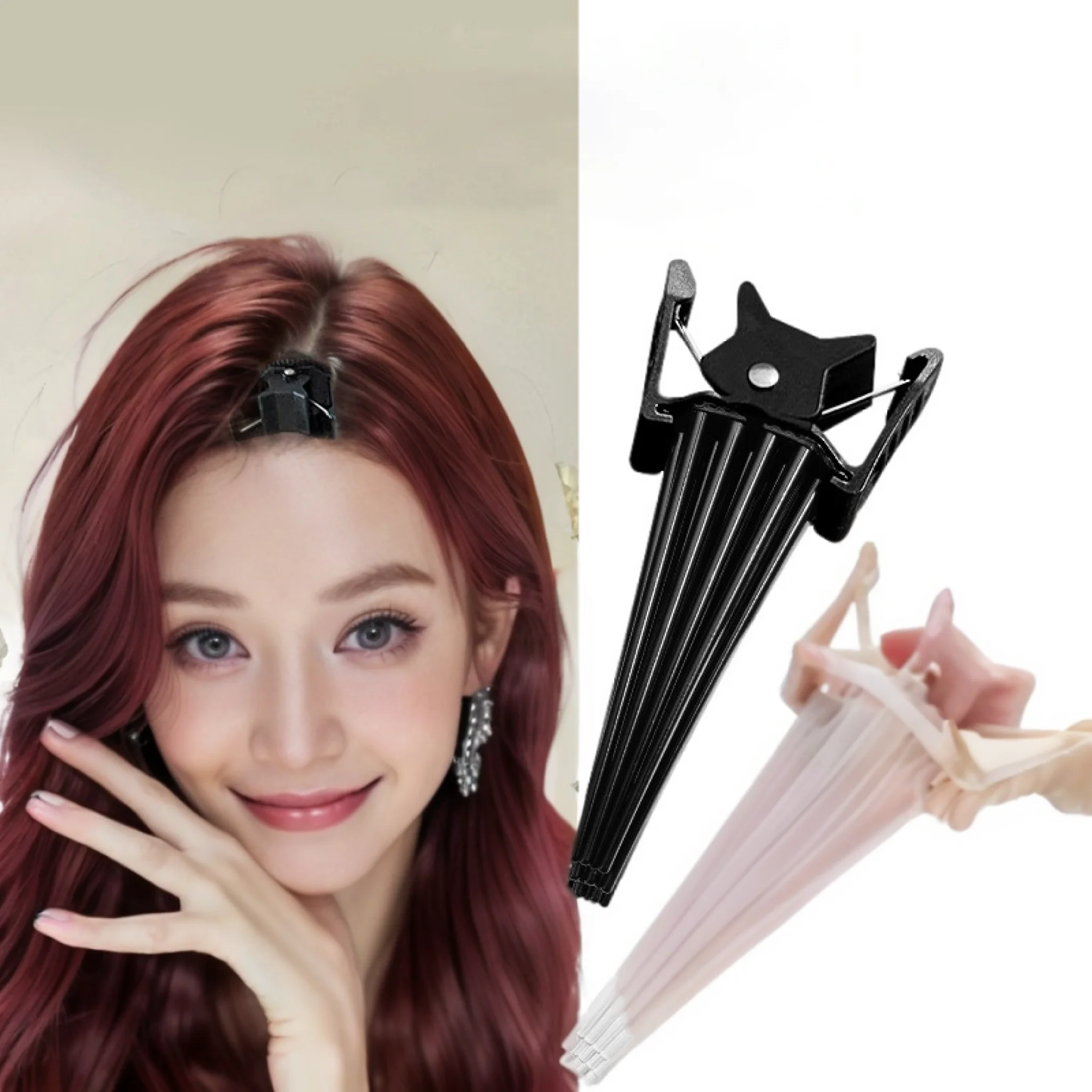 

1 шт., пушистая заколка для завивки корней, объемная фиксированная форма, заколки для волос для девочек и мужчин, объемная заколка для волос, щипцы для увеличения объема, высокие черепные щипцы