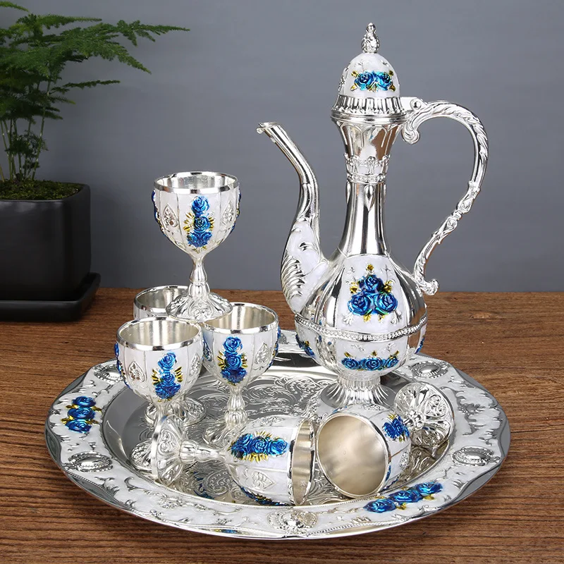 

Exquisite wine set European and American style court style home ornament restaurant hotel classic creative wine glass wine pot