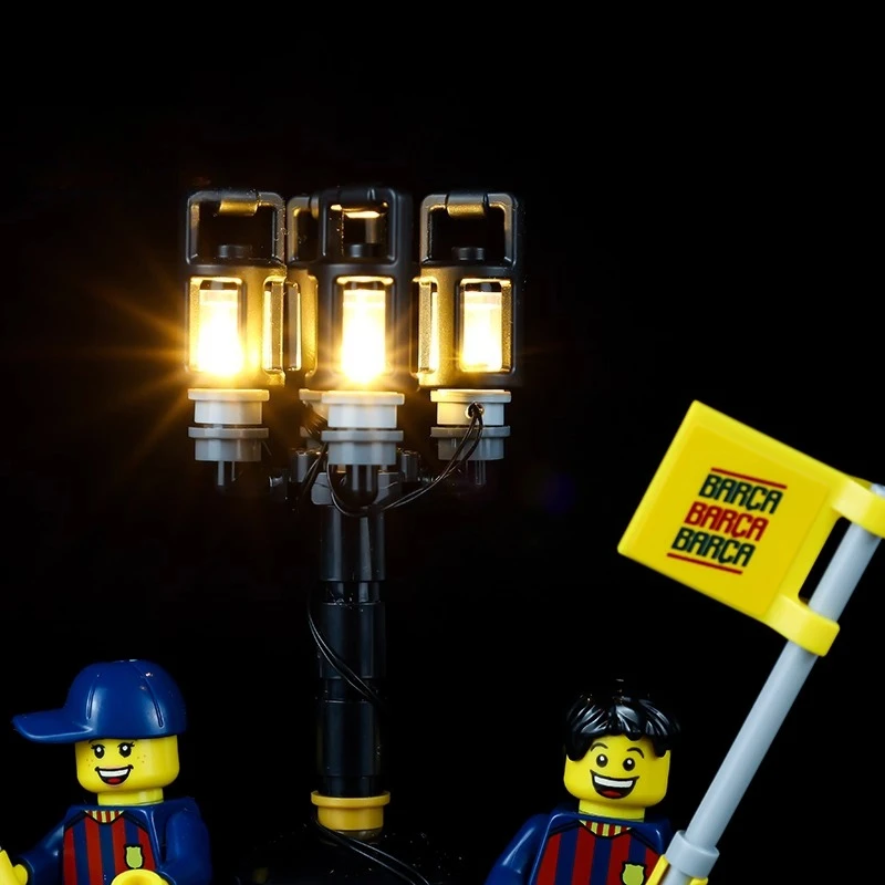 No Model LED Lighting Set Suitable for LEGO FC Barcelona Crowd Celebration 40485(Not Include Building Blocks)