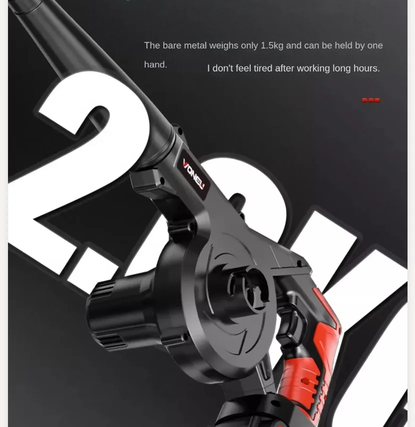 

Compact and High-Powered Lithium-Ion Cordless Blower for Dusting and Industrial Use QCA