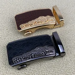 New Men's Zinc Alloy Automatic Belt Buckle Men Luxury Designer Buckle