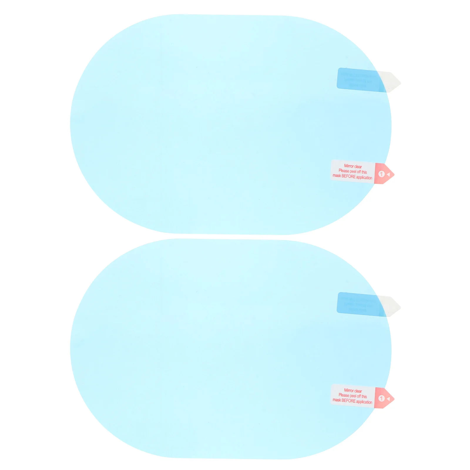 

2pcs Car Rearview Film Waterproof Rainproof Anti-Fog Universal Fit For Cars Trucks 5.7Inchx3.93Inch Clear Vision In Rain Fog