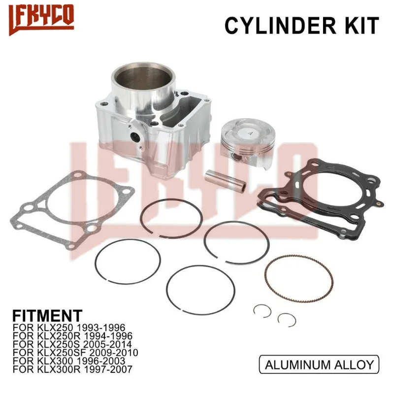 Akcesoria motocyklowe 78mm część silnika zestaw cylindrów 300CC silnik do Kawasaki KLX 250 KLX250 R/S/SF KLX300R wyposażenie Motoblock