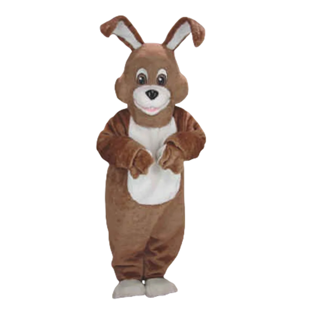 Wild Rabbit Mascot Costume Easter Holiday Wild Brown Bunny Rabbit Mascotte Mascota Outfit Suit Fit Kit Fancy Dress SW1110