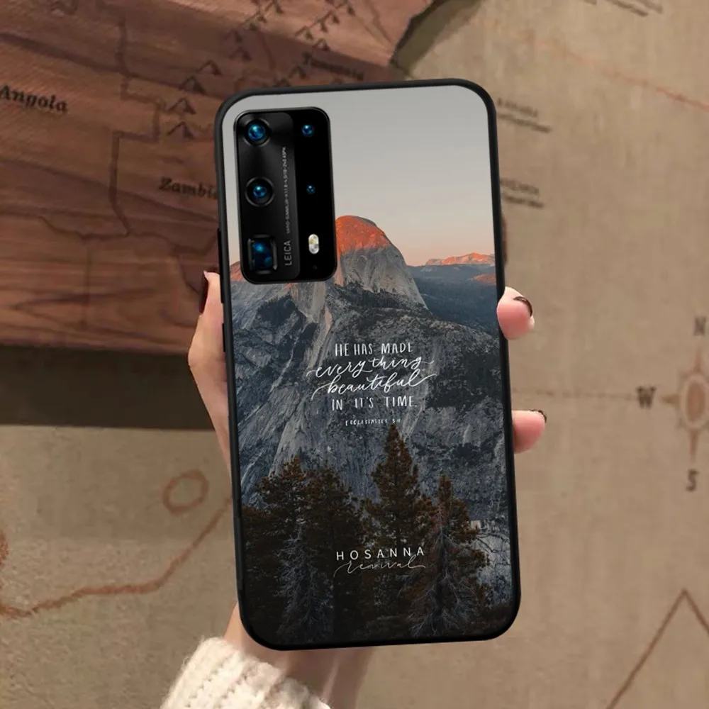 Funda de teléfono con proverbio de viaje para Huawei, P 8 9 10 20 30 40 50 Pro Lite Psmart Honor 10 lite 70 Mate 20lite