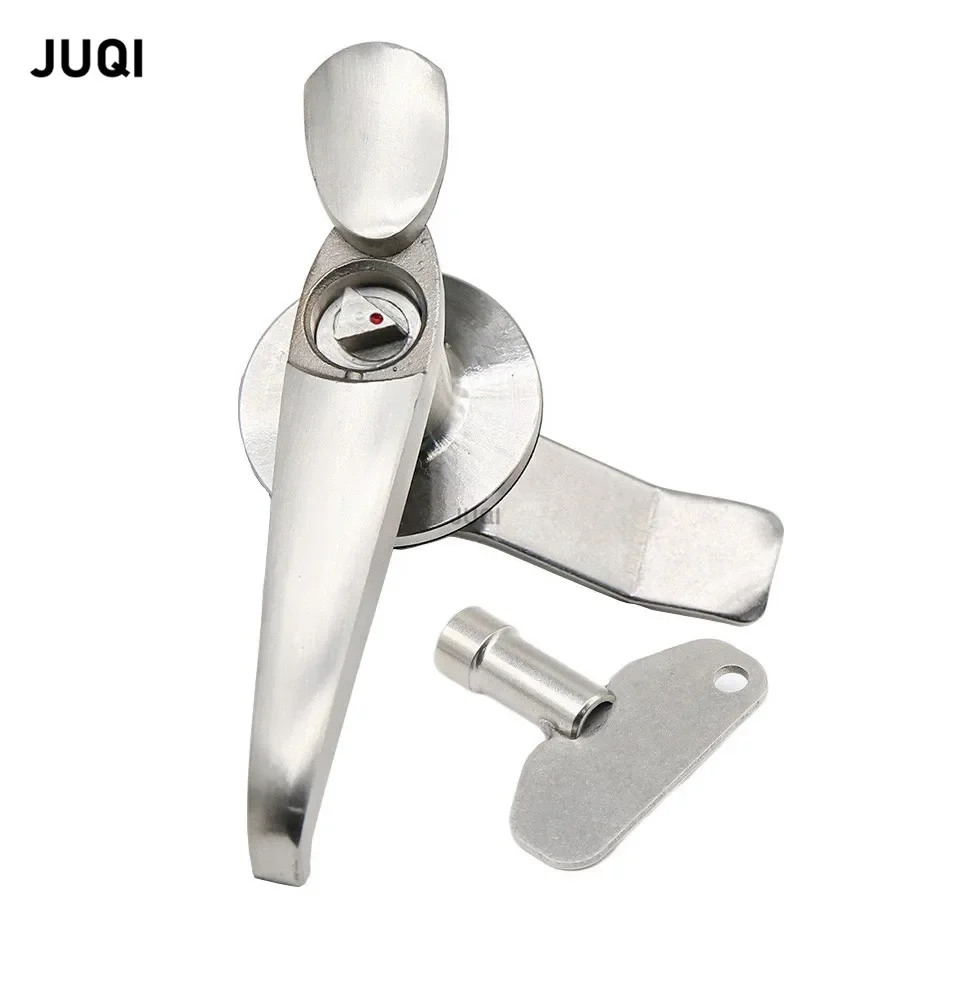 high-quality New 1set MS308-3 distribution cabinet lock 304 stainless steel Triangular lock cylinder 22mm handle lock