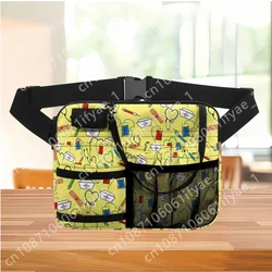 Dropshipping Multi-Compartment Nursing Belt Bag Portable Cartoon Stethoscope Medical Tools Designer Shoulder Waist Pouch 2023