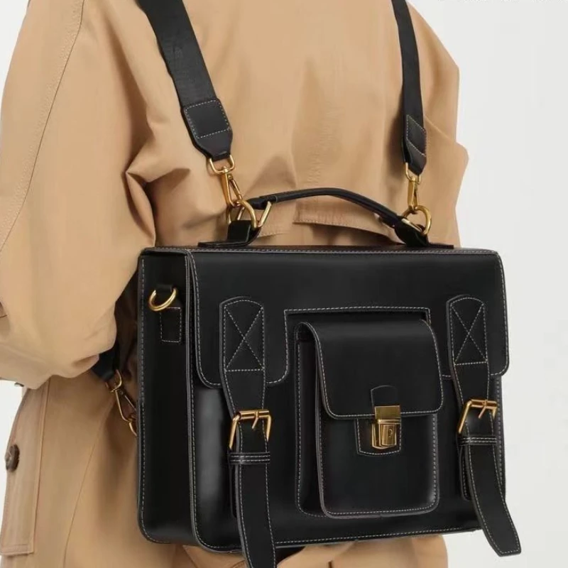 Women Uniform Jk Backpack Vintage Black Fashion Backpacks Retro School Bag for Students Japanese Style Computer Laptop Briefcase