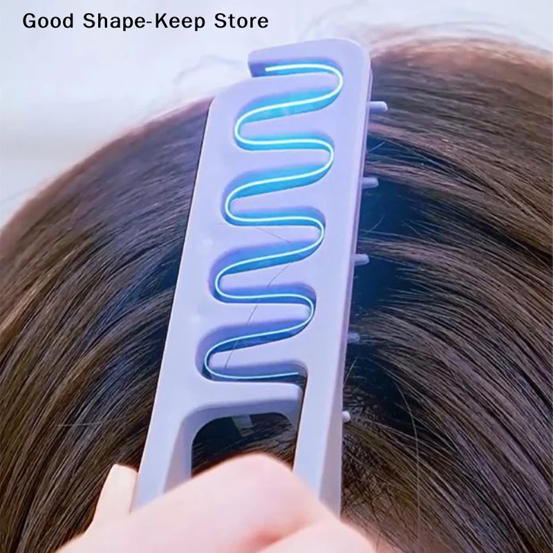 dailyWide Tooth Hair Comb for Fluffy Styling Root Volumizing Seam Comb for Bangs Salon Barber Salon Home UseDaily products