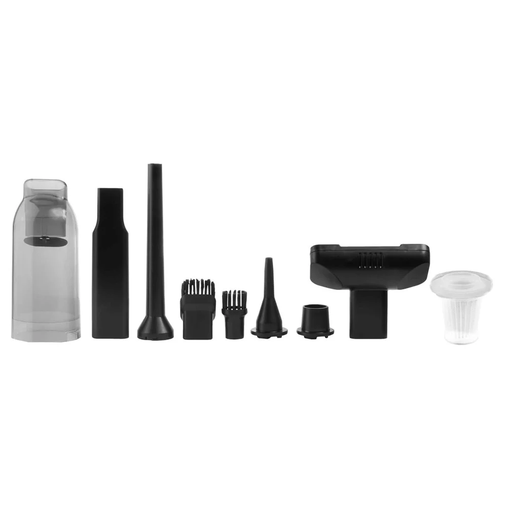 경량 무선 휴대용 진공 청소기 7.4V 강력한 흡입 HEPA 필터 다기능 노즐 컴팩트 디자인 20분