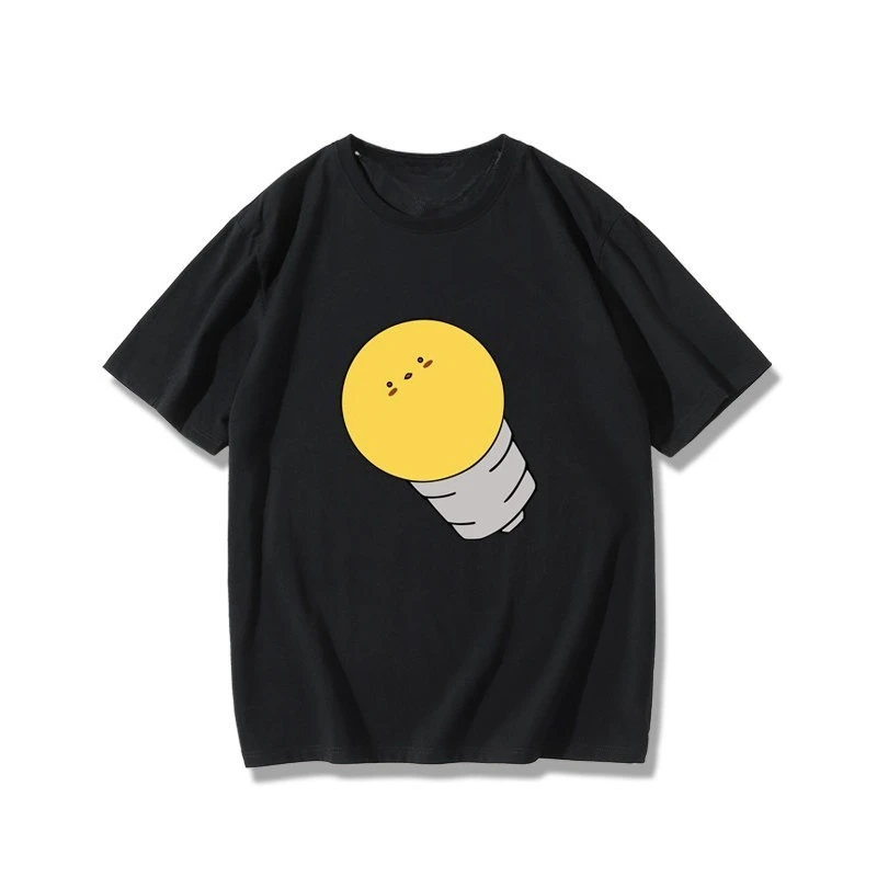 One Person, Wang Zhenqiu, Heart Shaped Printing, Children's Short Sleeved T-shirt, Animation, Anime, Men and Women Around