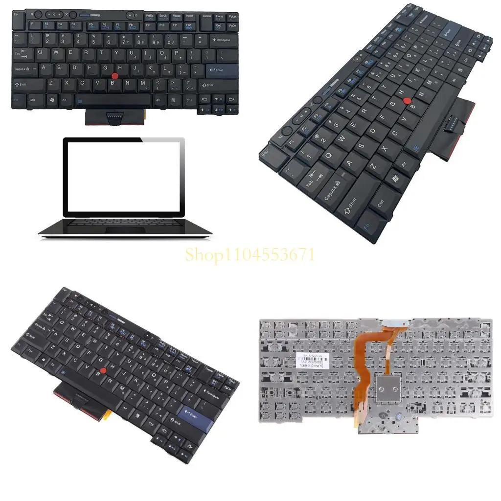 

Бестселлер New US Black English Naptop Клавиатура для ThinkPadt400S T410 T410i T410S T420