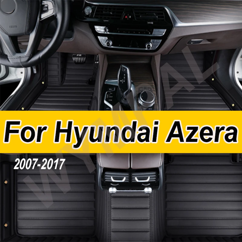 

Роскошный автомобильный коврик на заказ для Hyundai Azera/Grandeur HG 2007 2008 2009-2017, автомобильный коврик, аксессуары для интерьера