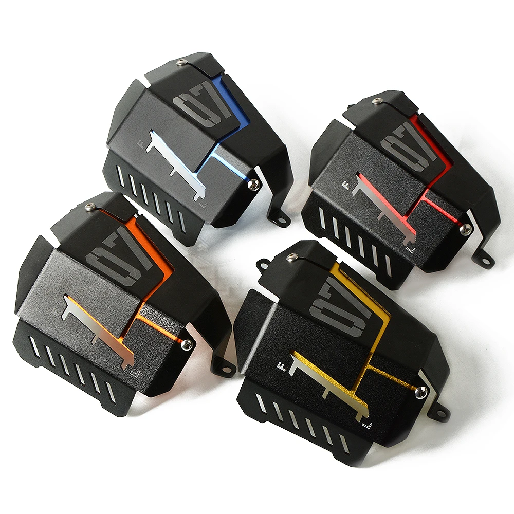 Protector de radiador MT 07, cubierta protectora de tanque de recuperación de refrigerante para Yamaha MT-07 MT07 FZ07 FZ 07 2014 2015 2016 2018 2019 2020 2021