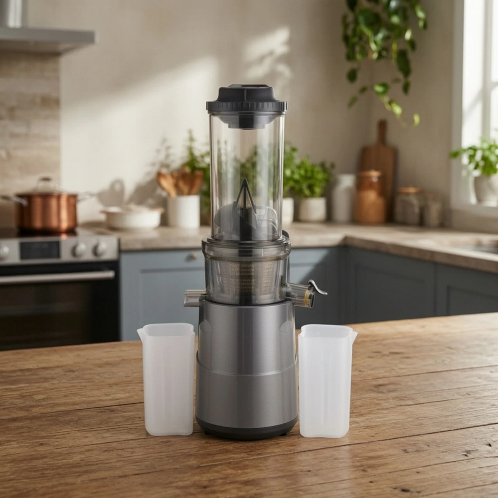 Slow Masticating Juicer Wide Mouth Cold Press Juicer with Counter-Rotation Function Juice Extractor Electric Appliance Quiet