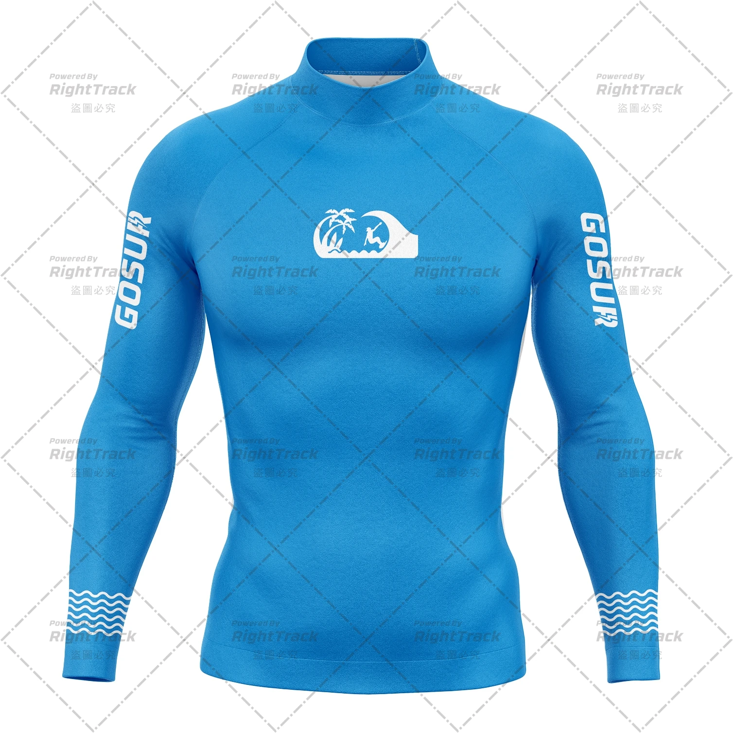 Men\'s Rash Guards GOSUR New Product Launch Quick Dry Surfing Shirt Summer Breathable UV Resistant Surfing Suit Customizable