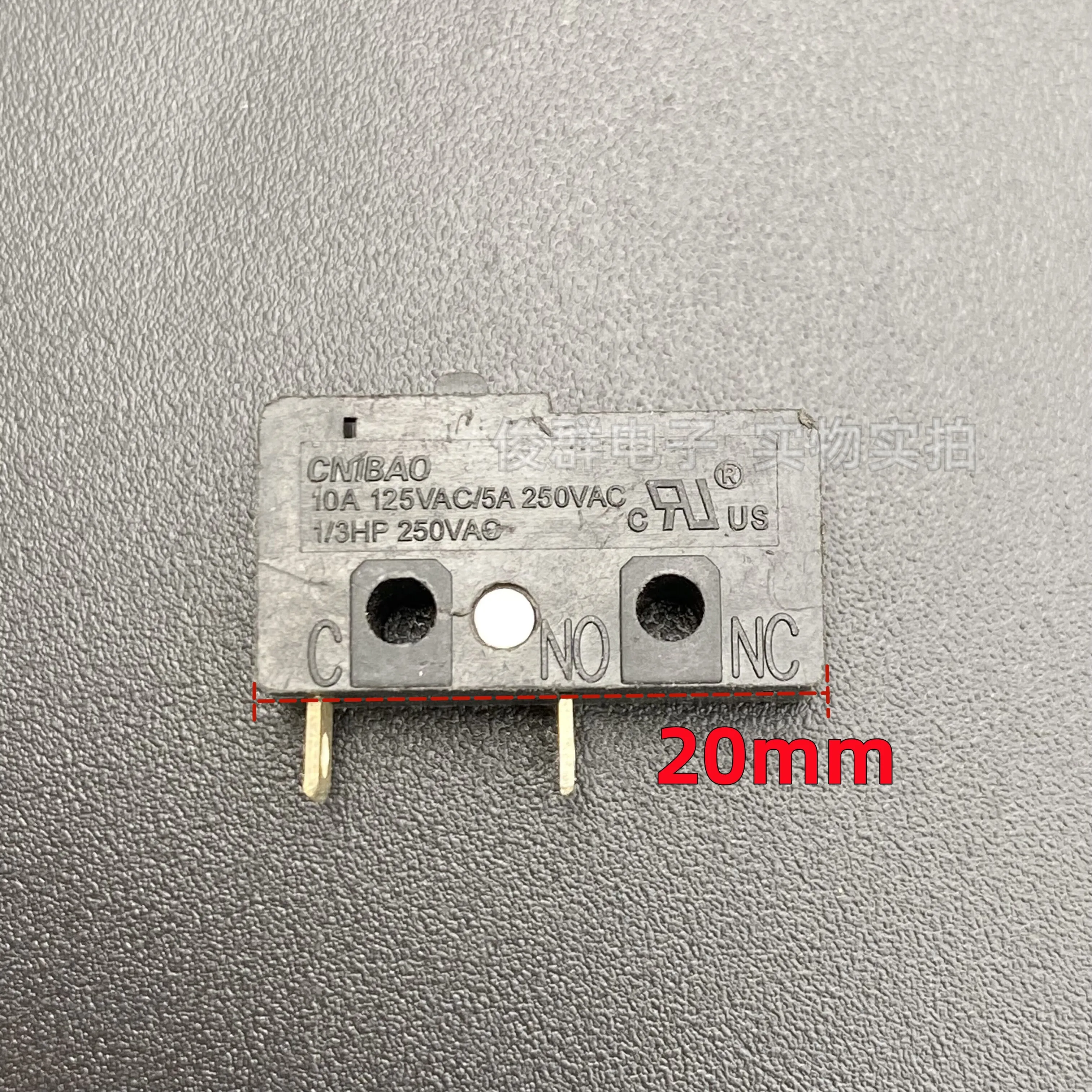 10pcs/ MAC-1210 micro switch 2-pin 10A high current stroke limit detection reset touch button