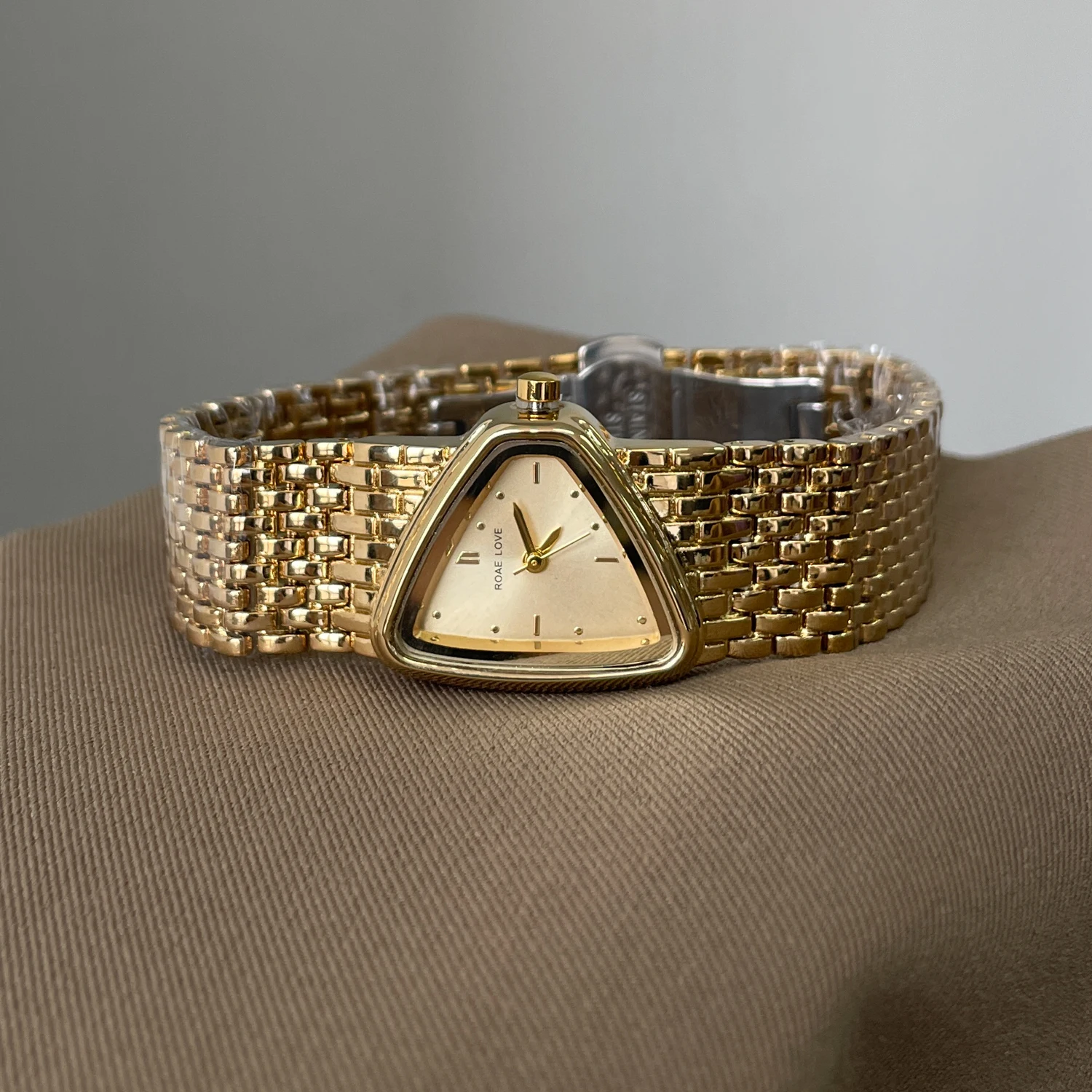 Watch Triangle Luxury - CILOA Vintage Irregular Triangle Dial Gold