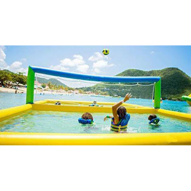 Custom Inflatable Water Volleyball Toys Court PVC Children Adult Inflatable Football Pool