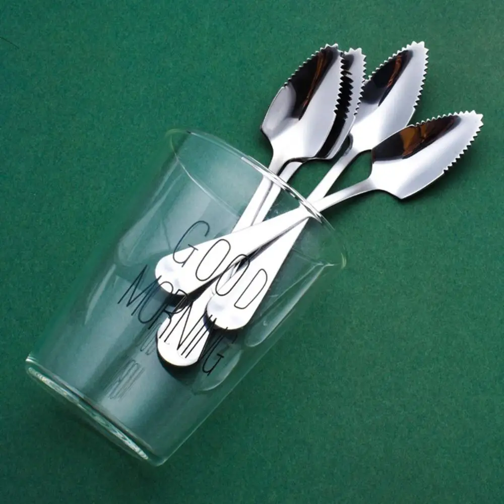 Home Kitchen Scraping Stainless Steel Multifunctional Baby Food Processer Grapefruit Spoon Fruit Puree Tool Kiwi Scoop