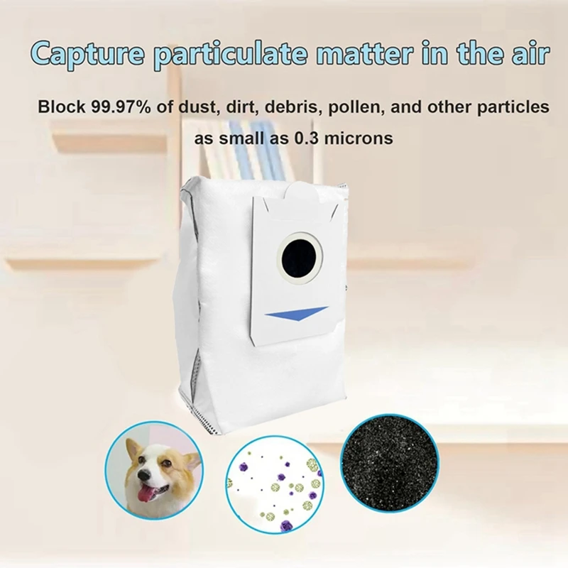 Dust Bag For Ecovacs Deebot X5 PRO/ X5 MAX/X5/X2S Robotic Vacuum Cleaner Replace Spare Parts Trash Dust Bags