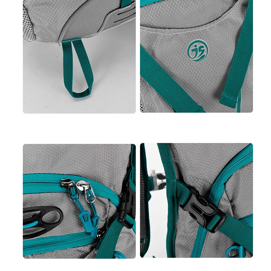 الحد الأدنى عالية السعة للجنسين حقيبة ظهر عادية دائم خفيفة الوزن محايدة في الهواء الطلق المشي لمسافات طويلة ركوب الدراجات على ظهره الرجال حقيبة السفر