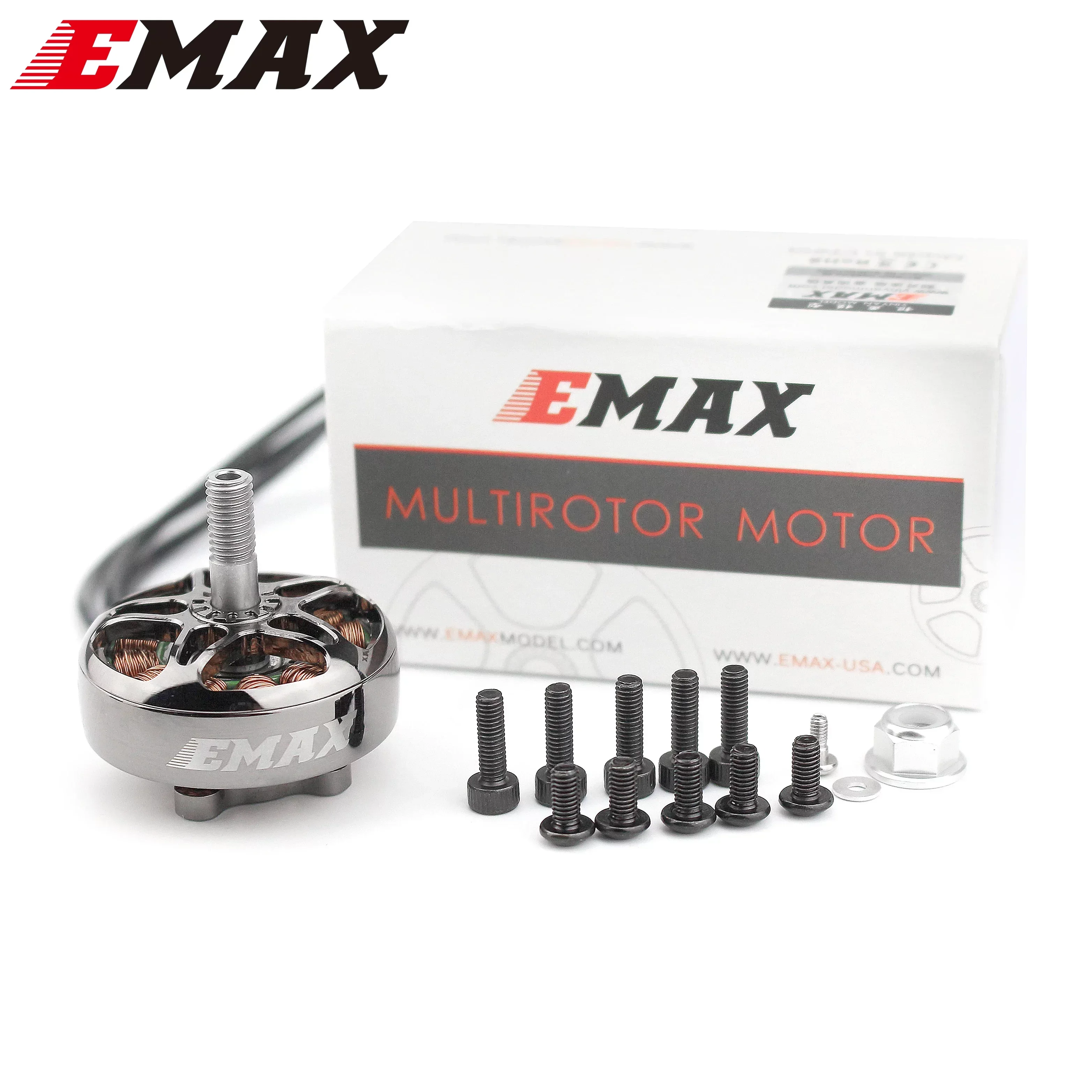 EMAX ECO II Series 2807 1300KV Motor tanpa sikat, performa kecepatan tinggi untuk suku cadang balap RC Drone FPV