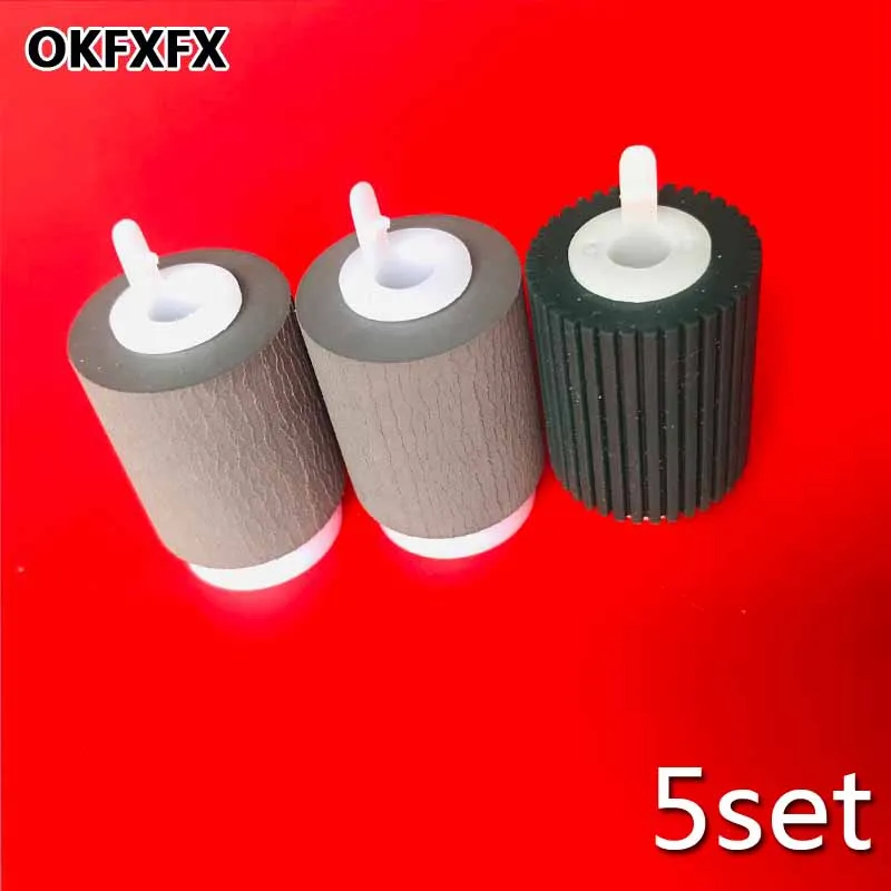 5SET Compatible Pickup Roller Pick up Roller For Sharp AR350 351 451 310U 420U 355 455 450 NROLR1312FCZZ NROLR1311FCZZ 3pcs/set