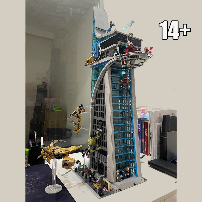 

In stock 5201PCS Battle Tower Modular Model Building Assembly Brick Classic Tower Architecture Home Decor For Boy