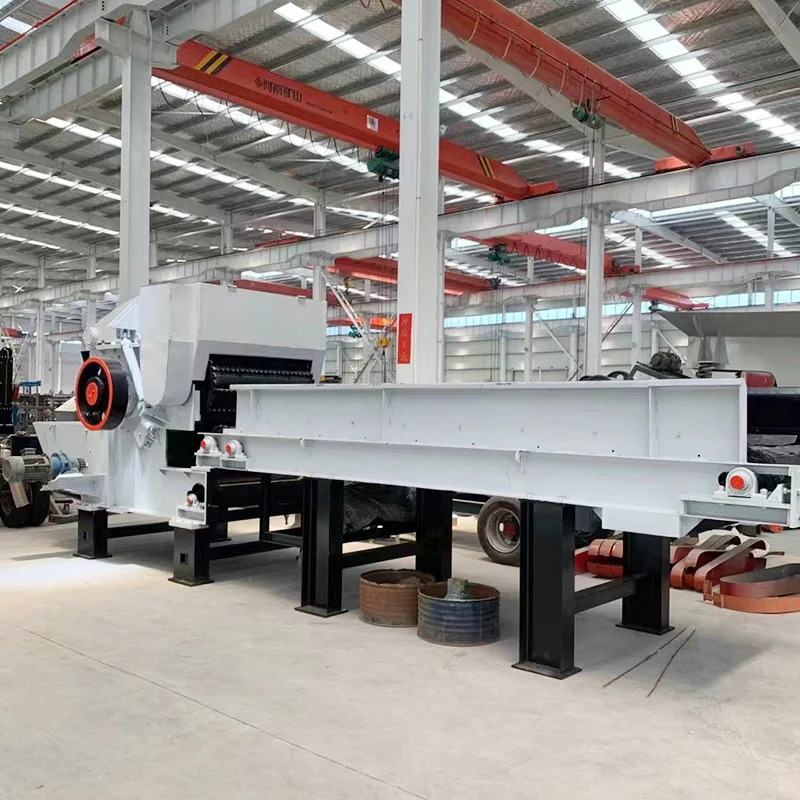 High Quality Large Capacity Wood Branch Crusher Shredder Machine Make Wood Chips Comprehensive Wood Crusher