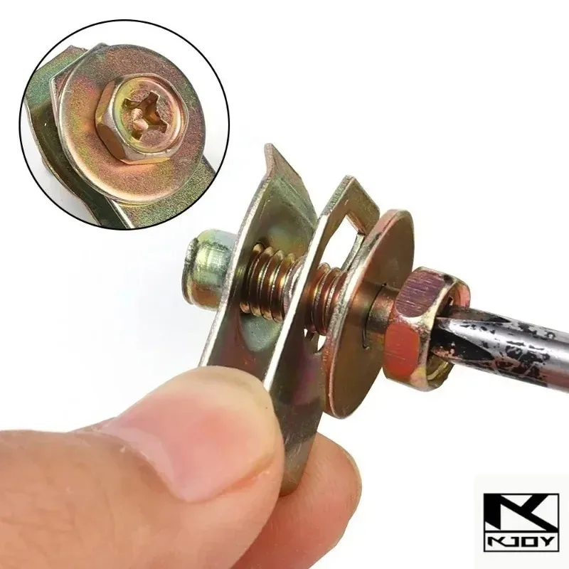 kkjoy Car Bumper Fender Fastener Self-tapping Screw U-nut Clip suit for hatchback sedan