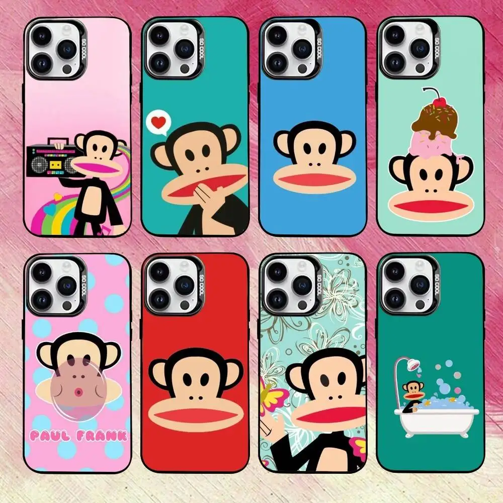 

P-Paul bigmouth F-Frank-PF Phone Case For iPhone 17,16,15,14,13,12,11 Plus,Pro Max,XS,Colorful Silver Black Cover